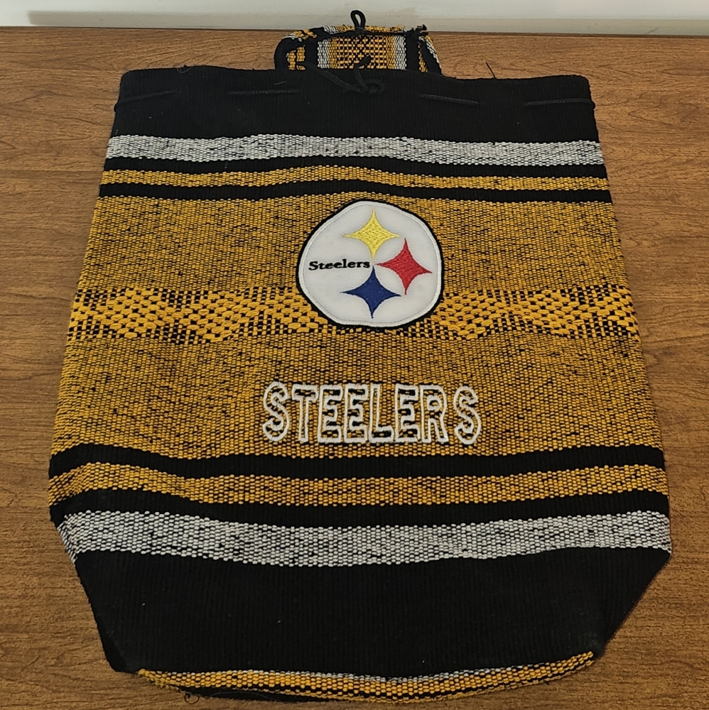 Pittsburgh Steelers Woven Tote Bag & Mini Mug